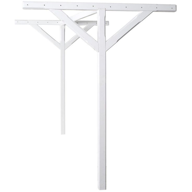 Kuivausteline Jabo 195x120cm valkoinen