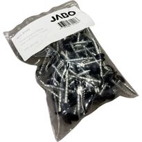 Asennusruuvi Jabo Båstrad rimapaneeleille, musta 4,8x33mm 100 kpl