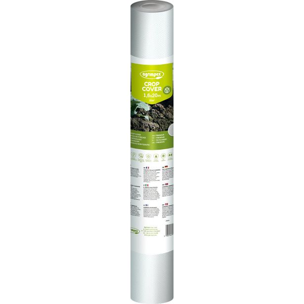 Kuitukangas Jabo Agrimpex 1.6x20m valkoinen (17g/m²)