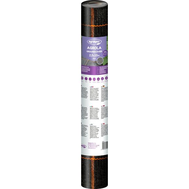 Maakangas Jabo Agrimpex Agrola 2x10m musta (100g/m²)