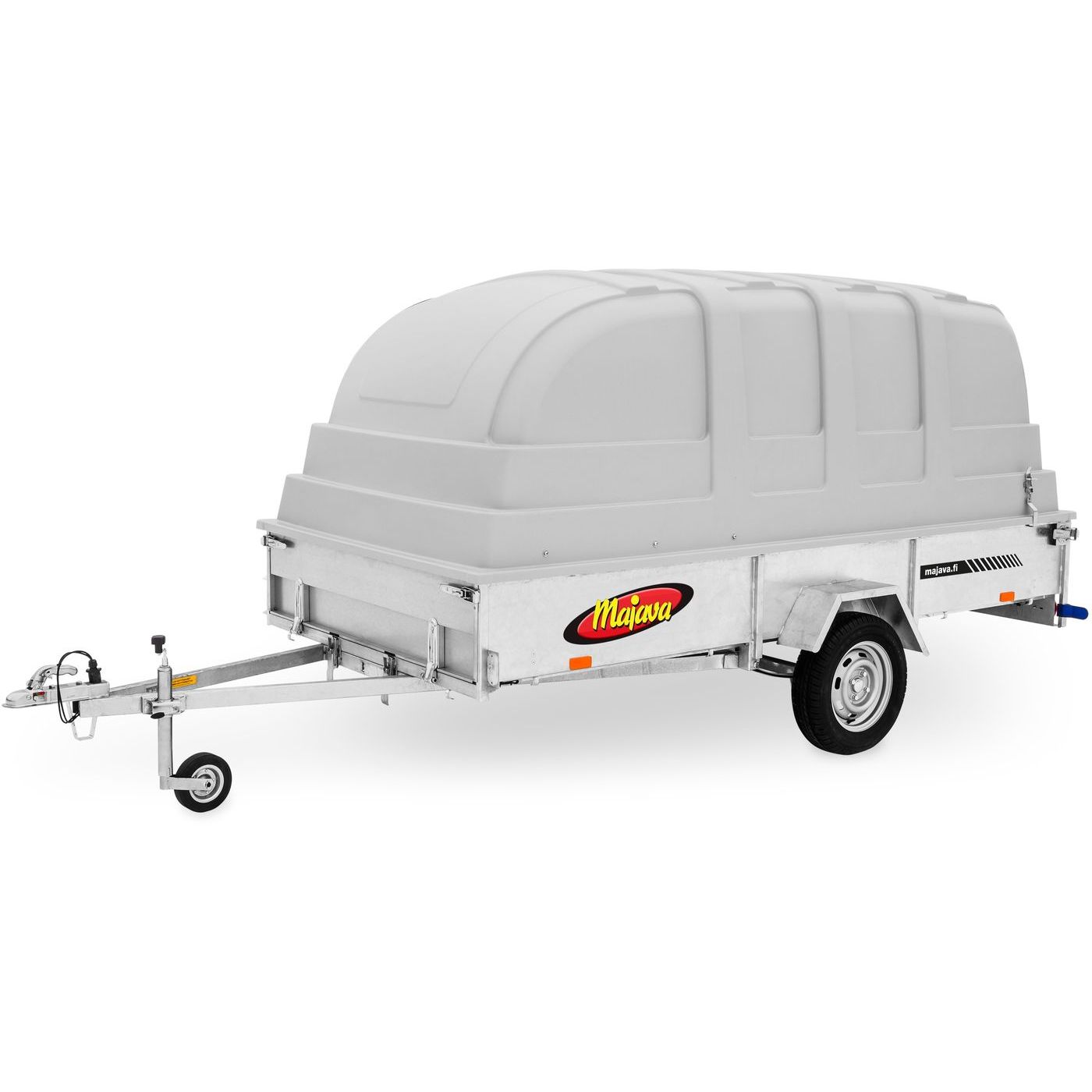 Peräkärry Majava M 5032 LJ, jarruton, Jaxal-kuomulla 100cm, nouto myymälästä