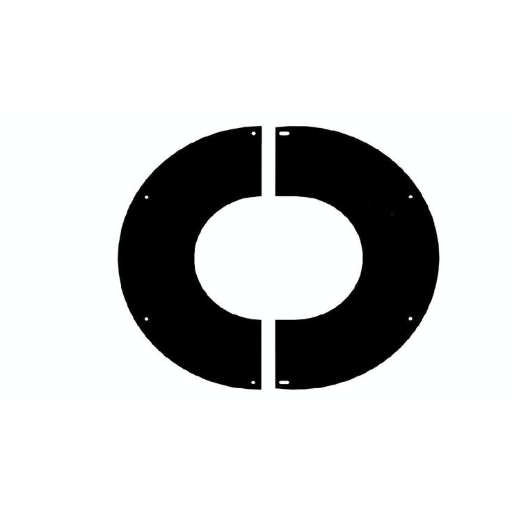 Sisäkaton peitelevy Jeremias, musta, 31-40 astetta, Ø150 mm