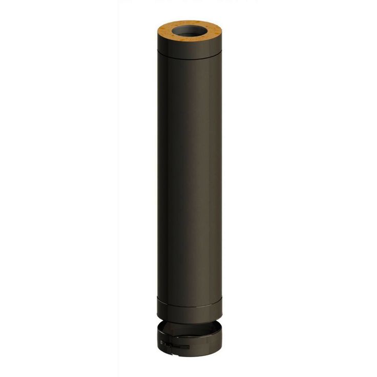 Jeremias Saunan Piippu ECO, 1000 mm jatko-osa Ø115 mm, musta