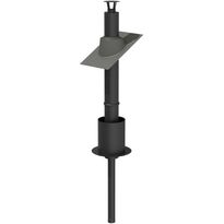 Jeremias Saunan Piippu ECO, Ø115 mm, 2,5 m, musta, Verkkokaupan poistotuote