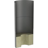 Yläpohjan lisäeriste Jeremias, 130mm, takkapiipulle