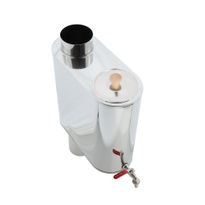 Jeremias vedenlämmitin, vesisäiliösäiliö piippumalli 22L, rst, sopii Ø115mm putkiin