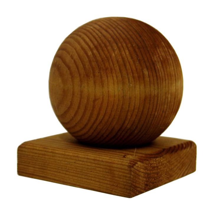 Tolpanhattu Pallo K12R 70x70x80 mm ruskea