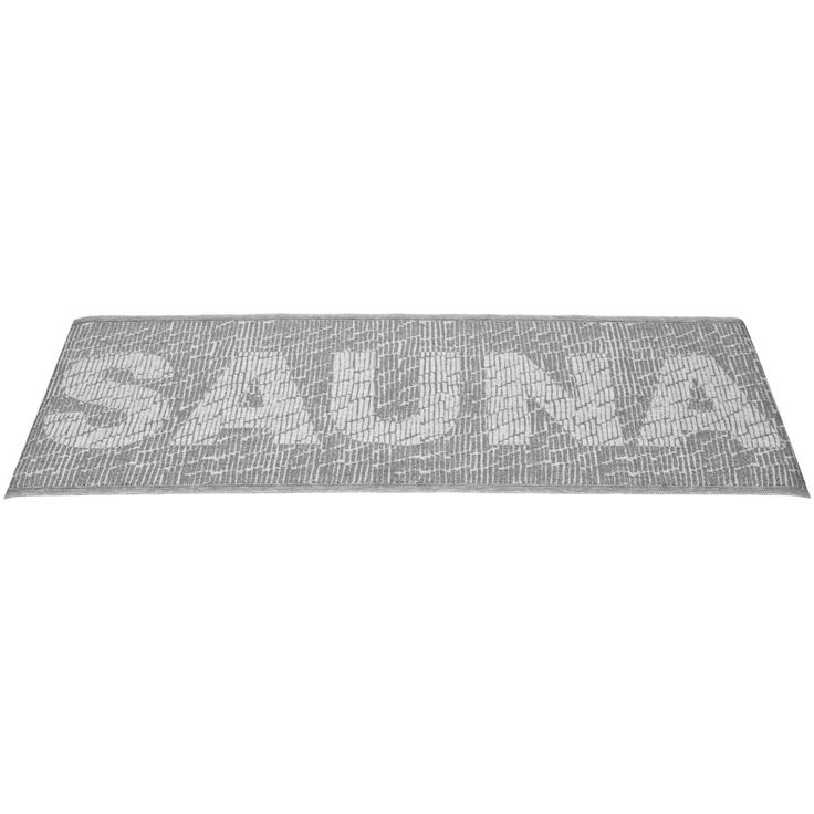 Laudeliina Jokipiin Pellava Saunatikut, 45x160cm, valkoinen/musta