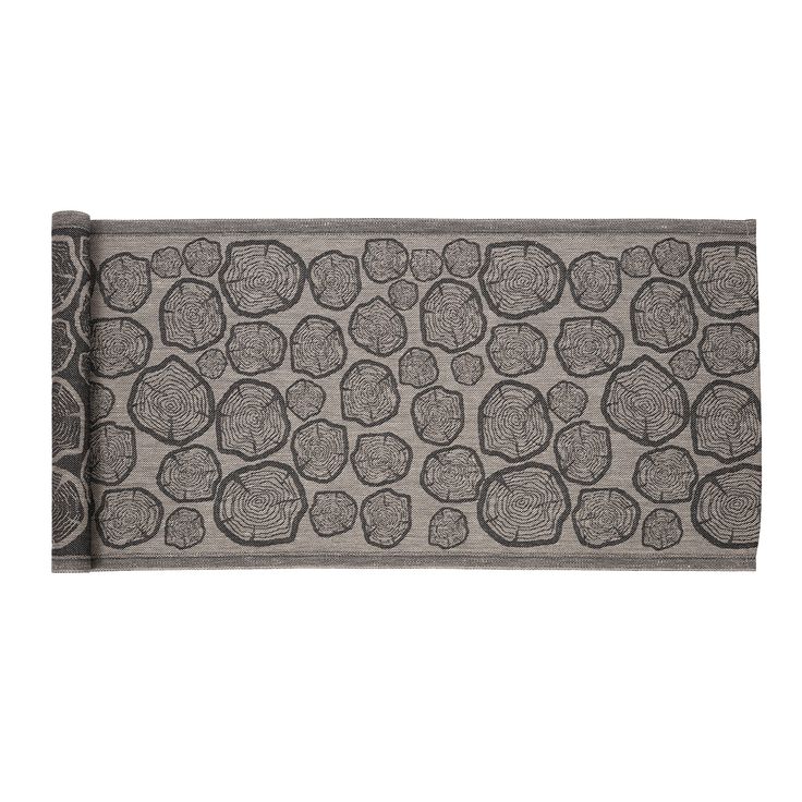 Laudeliina Jokipiin Pellava Mänty 45x160 luonnonväri/musta