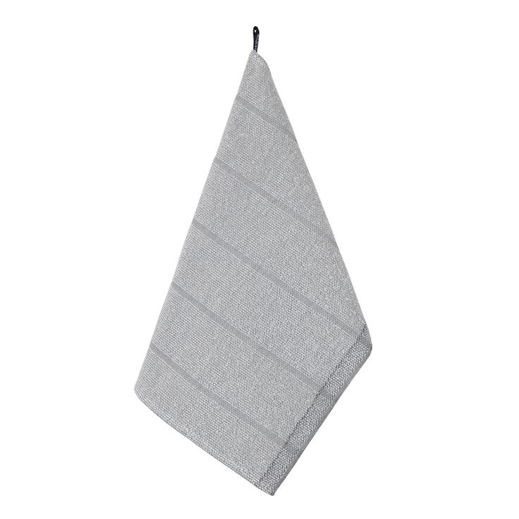 Käsipyyhe Jokipiin Pellava laituri 75x50 valkoinen/tummanharmaa