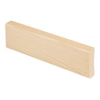 Peitelista JR-Wood sileä, 12mm, mänty, lakattu, väritön, eri vaihtoehtoja