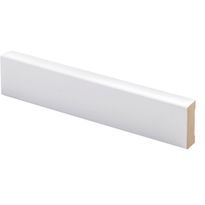Peitelista JR-Wood sileä, 12mm, mdf, valkoinen, eri vaihtoehtoja