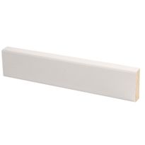 Peitelista JR-Wood sileä, 12mm, mänty, valkoinen, eri vaihtoehtoja