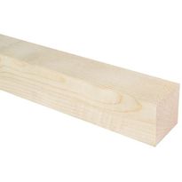 Mitallistettu puutavara JR-Wood, 48x48mm, puuvalmis, eri vaihtoehtoja