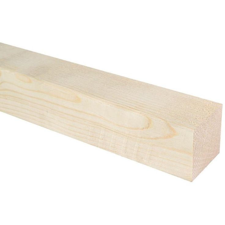 Mitallistettu puutavara JR-Wood, 48x48x4500mm, puuvalmis