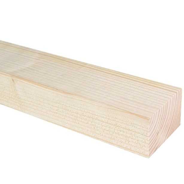 Mitallistettu puutavara JR-Wood, 48x73x5400mm, puuvalmis