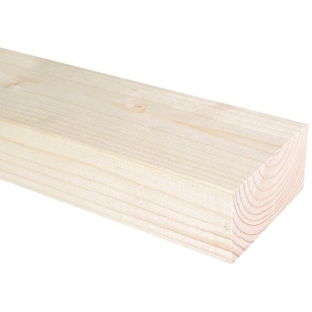 Mitallistettu puutavara C24 JR-Wood, 48x98x5400mm, puuvalmis