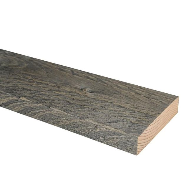 Vajaasärmäinen ruode JR-Wood PL/VL, 22x100x4200mm, homesuojattu, musta