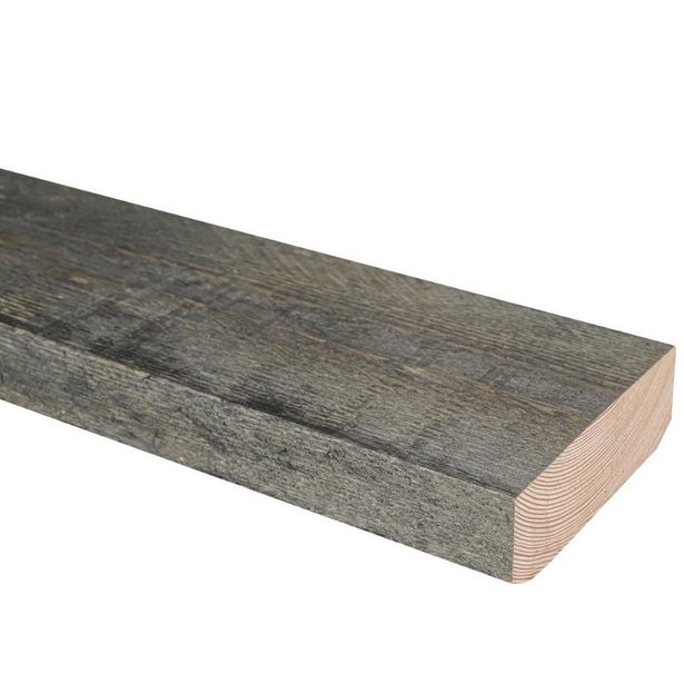 Vajaasärmäinen ruode JR-Wood PL/VL, 32x100x4200mm, homesuojattu, musta