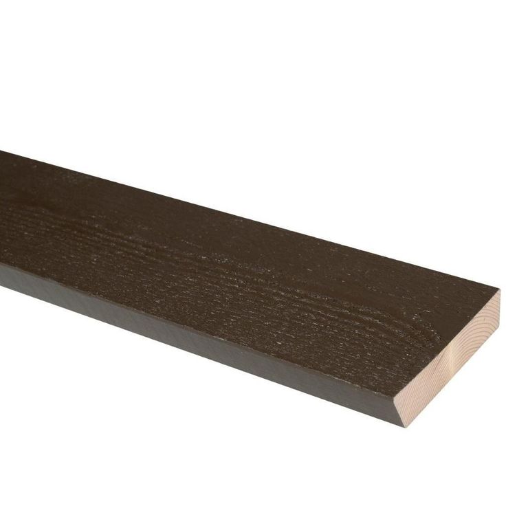 Tippalauta JR-Wood, 20x85/95x4800mm, pintamaalattu, ruskea, RR32