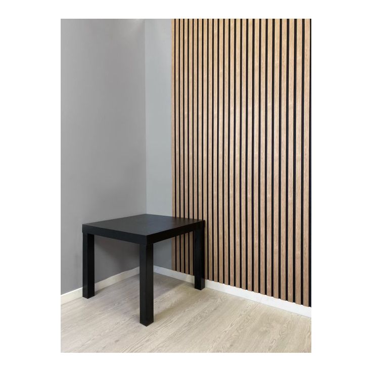 Seinäpaneeli Järnvik Glorio 269 3D, 21x122x2600mm, musta/tammi
