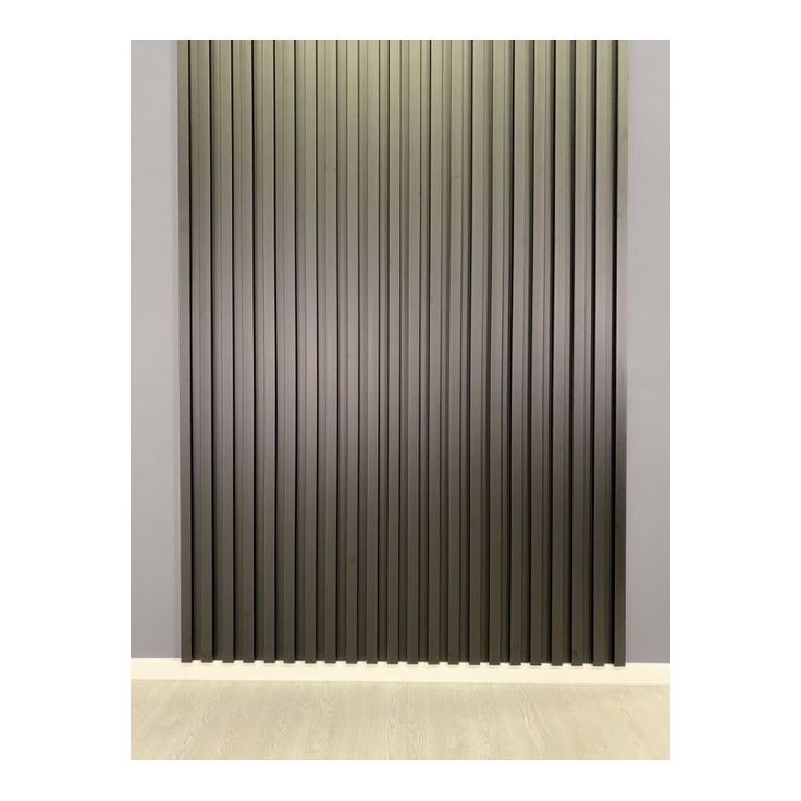 Seinäpaneeli Järnvik Nox 7401, 3D, 21x122x2600mm, mattamusta