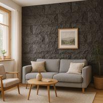 Kiviseinälevy Järnvik Decoration Hehku PU 30x600x1200mm