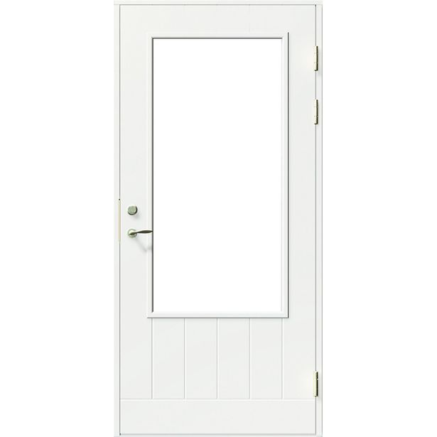 Parvekeovi Swedoor Balcony PO1894 W16, 9x21, valkoinen, kirkas lasi