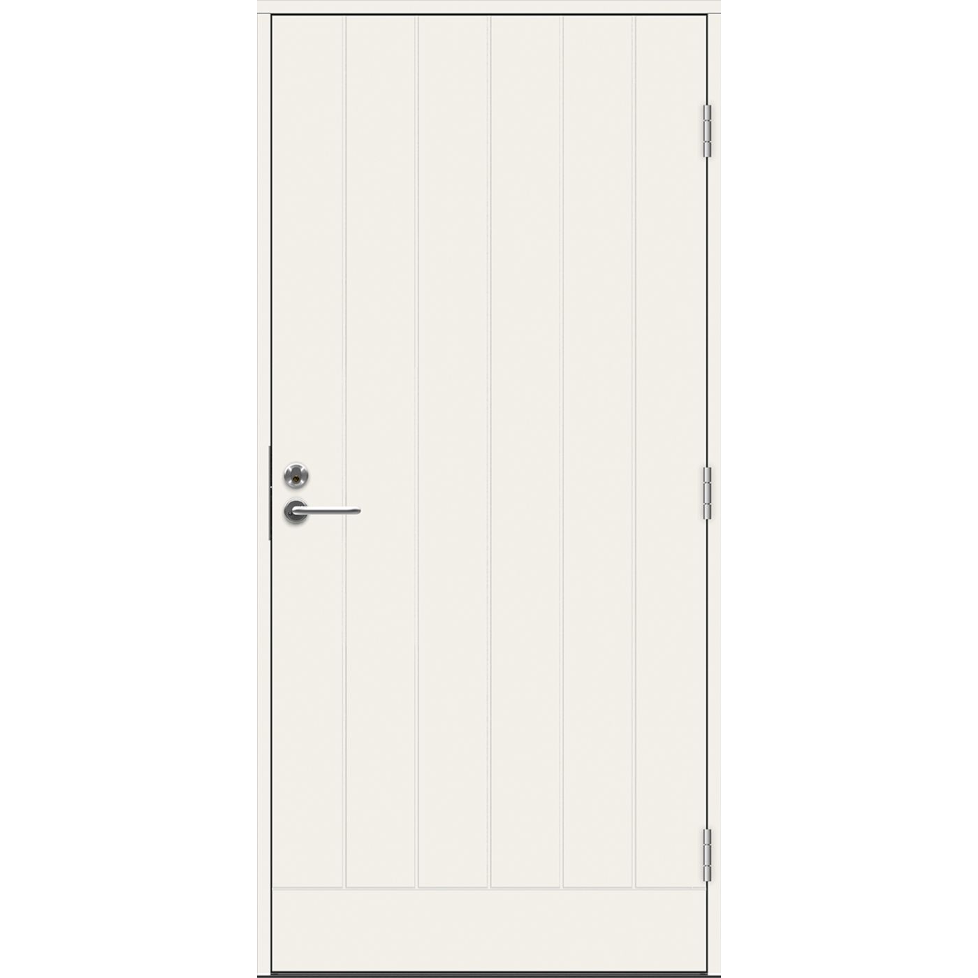 Ulko-ovi Swedoor Function Eco Barents, 9-10x21, karmi 115mm, valkoinen