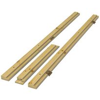 Karmi 600 puuvalmis mänty 42x92mm messingin väriset saranat