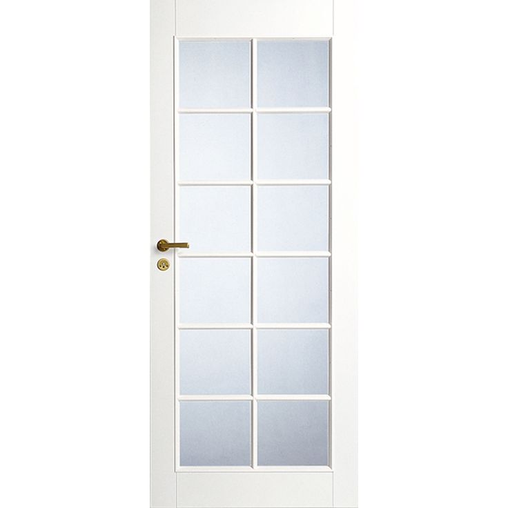 Väliovi Swedoor Style 20, 9-10x21, valkoinen, kirkas lasi