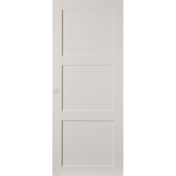 Väliovi Swedoor Unique 505, 7-10x21, massiivikehys, valkoinen