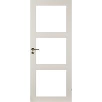 Väliovi lasilla Swedoor Unique 507, 9-10x21, massiivikehys, valkoinen
