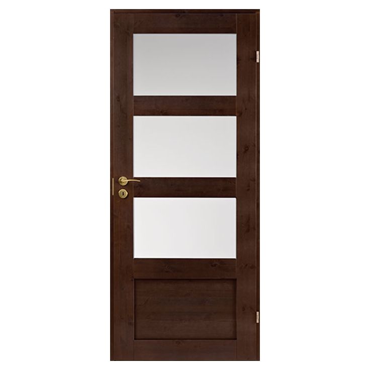 Mäntypeiliovi lasilla Swedoor Unique Rustic 343 mittatilausovi