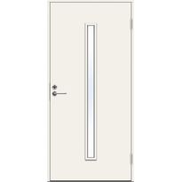 Ulko-ovi Swedoor Clever P-1700, 9-10x21, maalattu valkoinen NCS S 0502-Y, karmi 105mm