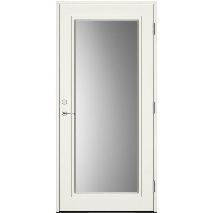 Terassiovi Swedoor Vision Nova W20, maalattu valkoinen NCS S 0502-Y, valkoinen karmi 105mm