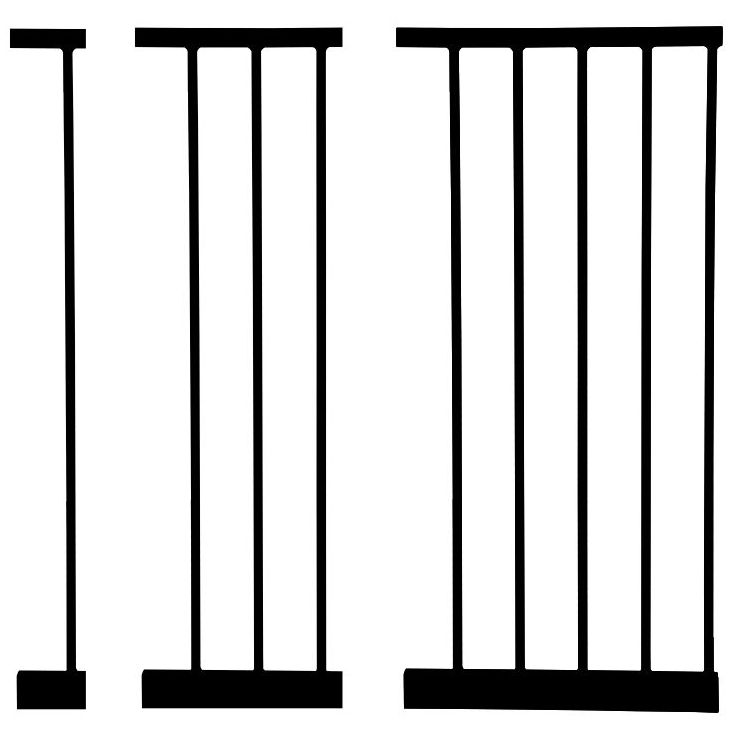 Jatkopala korkeaan lemmikkiporttiin Top Safe 21cm musta