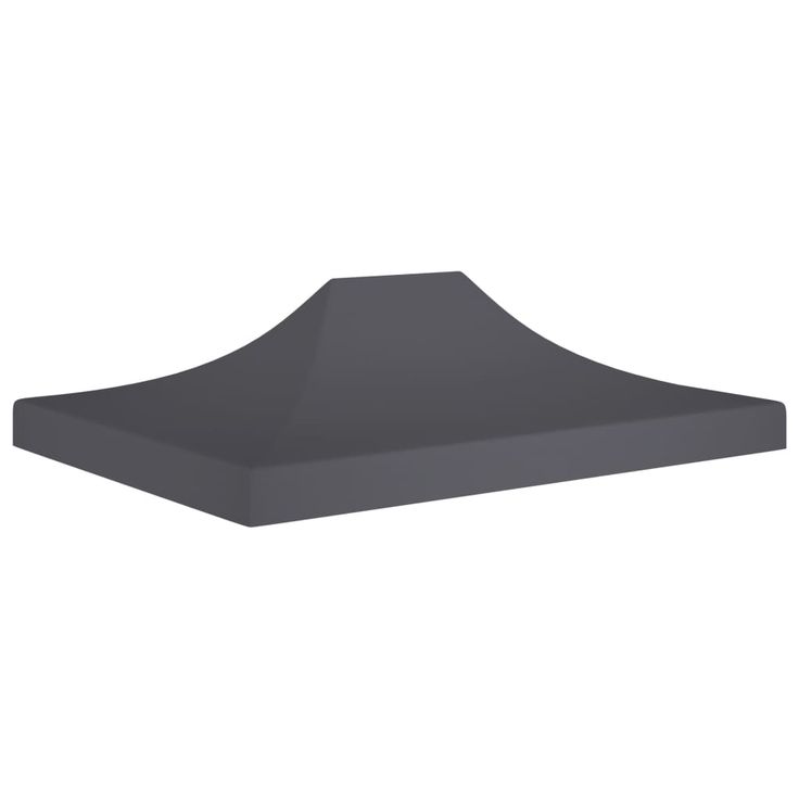 Juhlateltan katto 4 5x3 m antrasiitti 270 g neliömetri