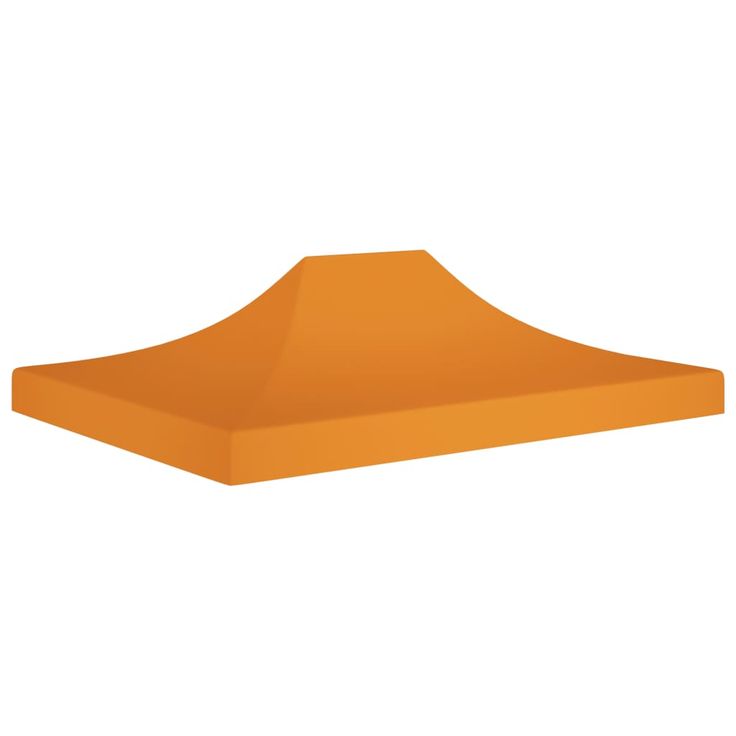 Juhlateltan katto 4 5x3 m oranssi 270 g neliömetri