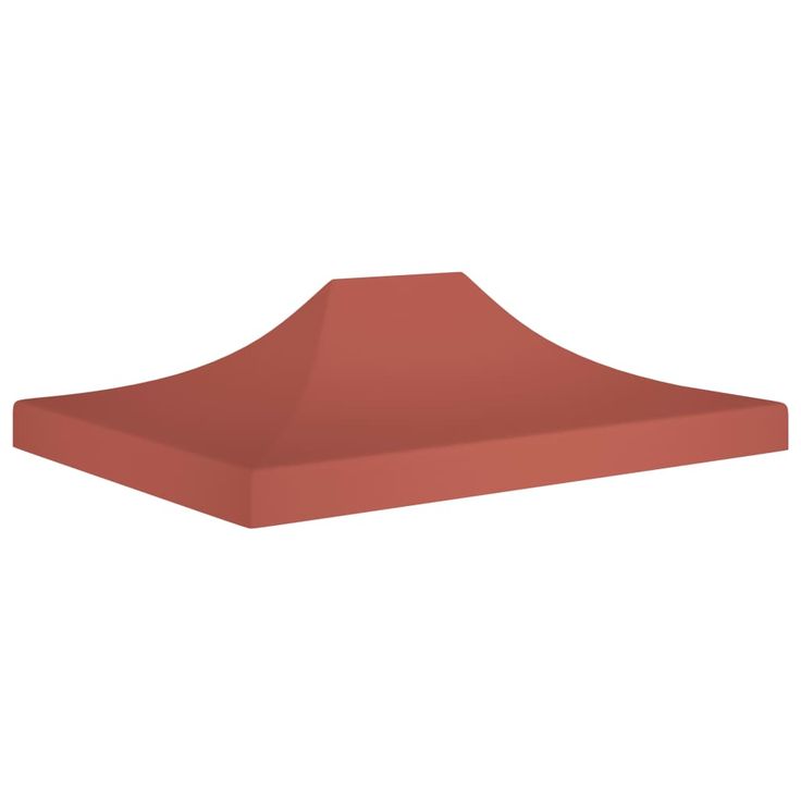 Juhlateltan katto 4 5x3 m terrakotta 270 g neliömetri