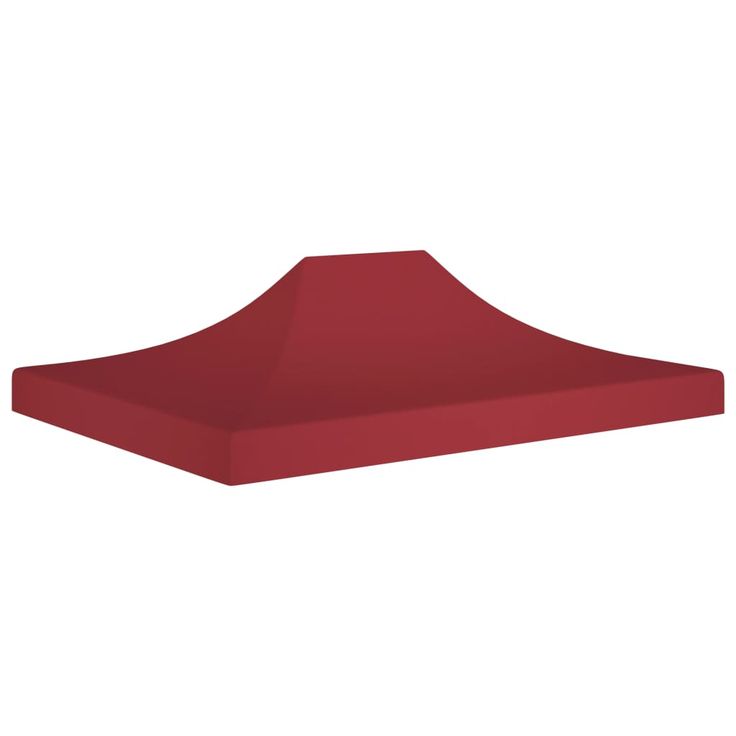 Juhlateltan katto 4 5x3 m viininpunainen 270 g neliömetri