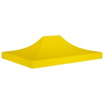 Juhlateltan katto 4x3 m keltainen 270 g/m²