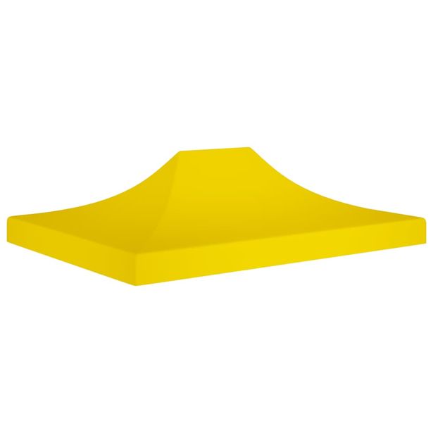 Juhlateltan katto 4x3 m keltainen 270 g neliömetri