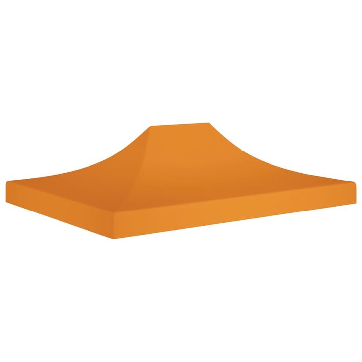 Juhlateltan katto 4x3 m oranssi 270 g neliömetri