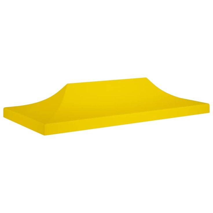 Juhlateltan katto 6x3 m keltainen 270 g neliömetri