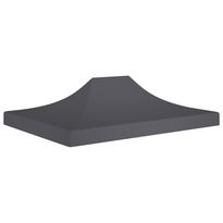 Juhlateltan katto4x3 m antrasiitti 270 g/m²