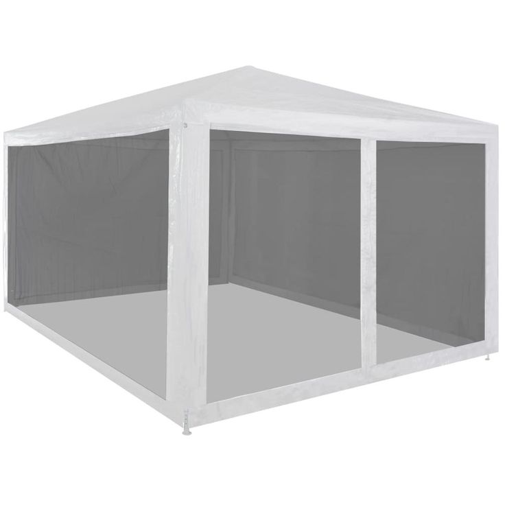 Juhlateltta 4 verkkosivuseinää 4x3 m_1