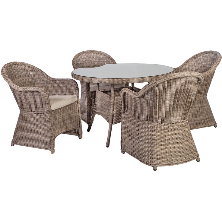 Garden furniture set TOSCANA table and 4 chairs