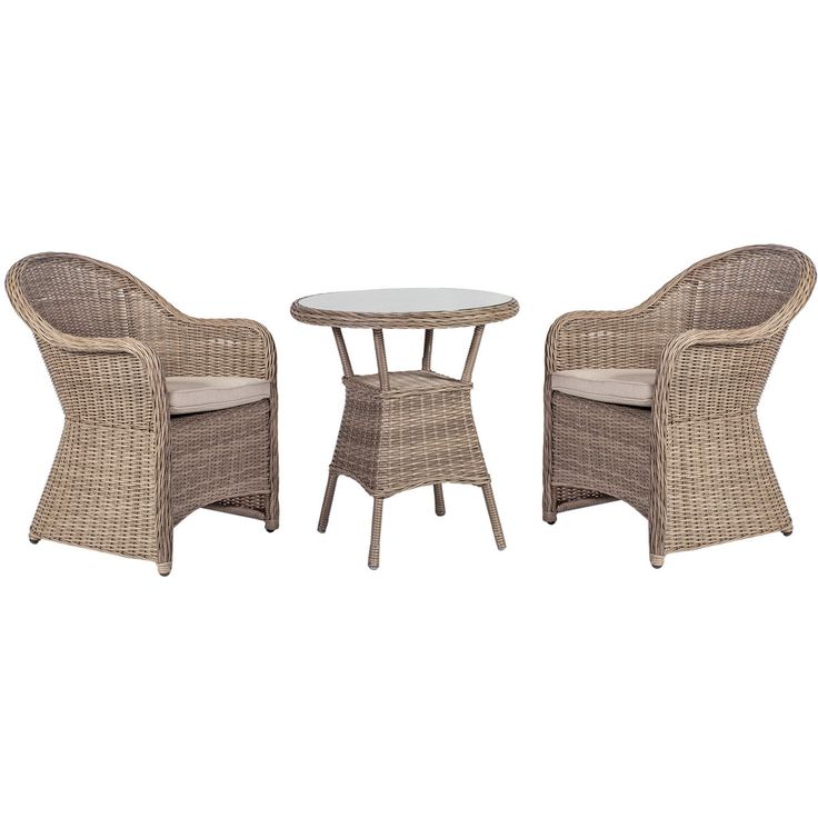 Garden furniture set TOSCANA table and 2 chairs