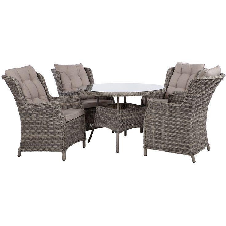Garden furniture set TRENTO table and 4 chairs